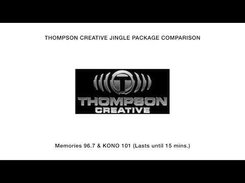 Thompson Creative Jingle Package Comparison: Memories 96.7 and KONO 101 (15 Mins.)