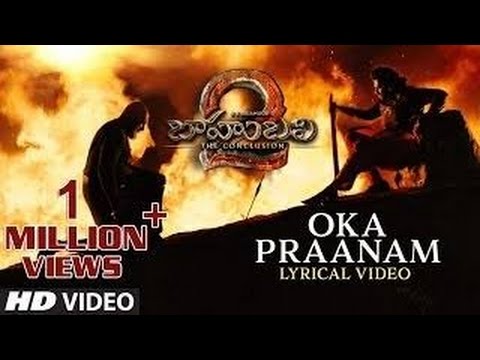 oka pranam bahubali 2 official telugu video song