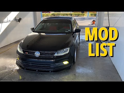 MY MOD LIST | MK6 Jetta