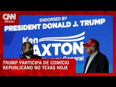 Trump inicia campanha para eleições de Meio de Mandato no Texas | LIVE CNN