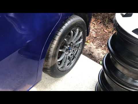 I chose Continental ExtremeContact Sport 205/50/15 tires and Konig Dial In wheels for my Honda Fit
