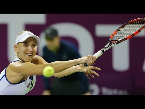 2016 Qatar Total Open Second Round | Elena Vesnina vs Simona Halep | WTA Highlights