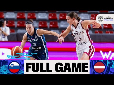 Slovenia v Latvia | Full Basketball Game | FIBA Women's EuroBasket 2027 Qualifiers
