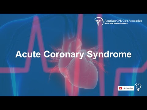 Chapter 13: Acute Coronary Syndrome - American CPR Care Association