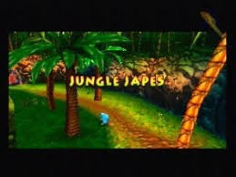 Let's Play Donkey Kong 64 Pt 8 (Lanky and Tiny Kong's trip to Jungle Japes)