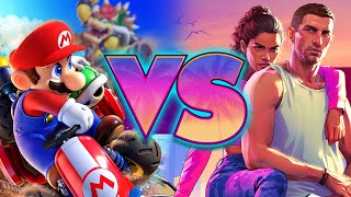 Mario Kart World vs GTA 6 Graphics Showdown (1000% Serious Comparison!!!)