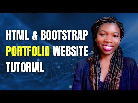 HTML and Bootstrap Portfolio Website Tutorial | Single Page Website Tutorial