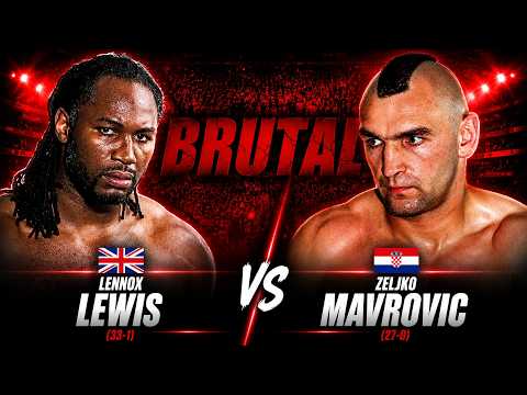 BRUTAL Fight That Shocked The World | Lennox Lewis vs Zeljko Mavrovic