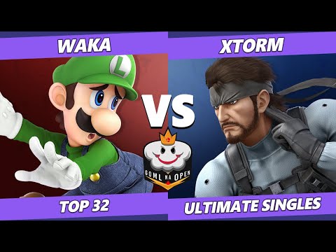GOML NA Open MX SSBU - WaKa (Luigi) Vs. Xtorm (Snake) Ultimate Top 32
