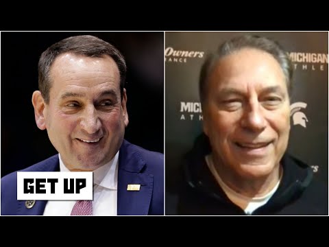 格林尼采訪湯姆-伊佐，談及面對K教練和密歇根州立大學對陣杜克大學的比賽時，他說："我想知道，我是怎麼做到的。 (Greeny interviews Tom Izzo about facing Coach K & Michigan State's matchup vs. Duke | Get Up)