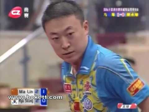 Kuwait Open 2010: Ma Lin vs. Ryu Seung Min [Full Match/HQ]