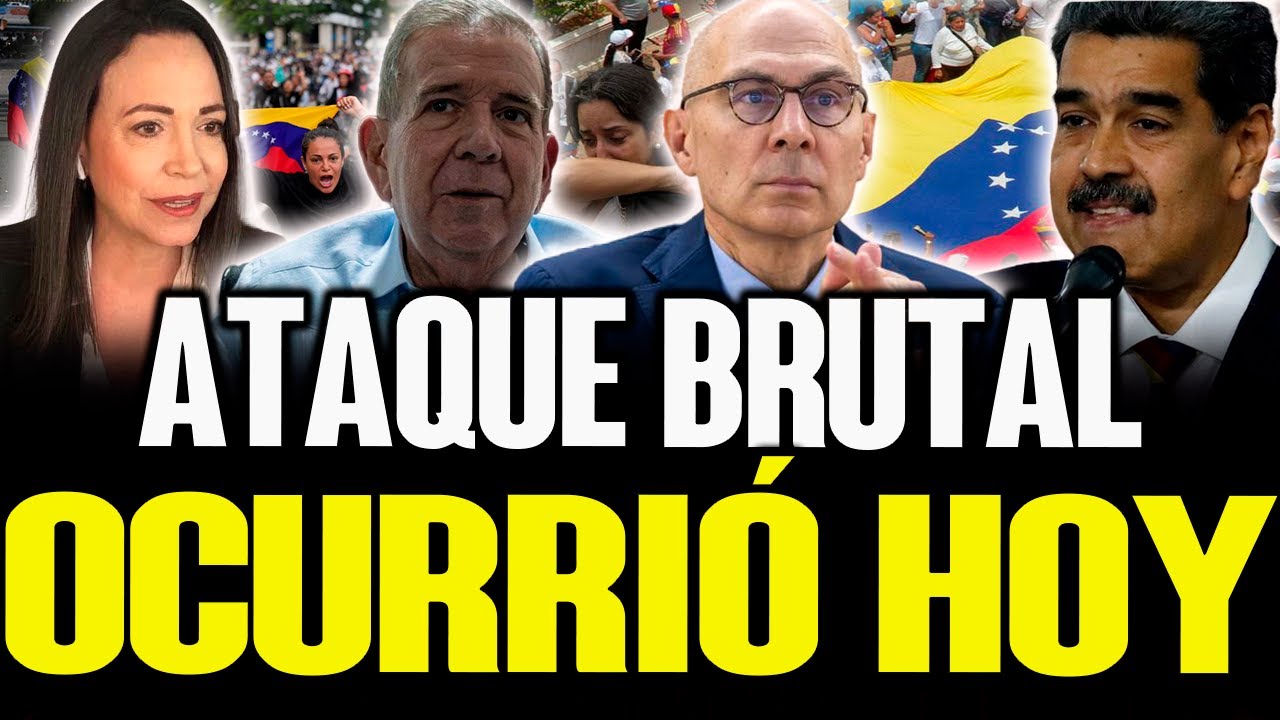 ¡URGENTE COMUNICADO!🔴 NADIE ESPERABA LO QUE ACABA DE PASAR CON MADURO, EDMUNDO Y CORINA EN VENEZUELA