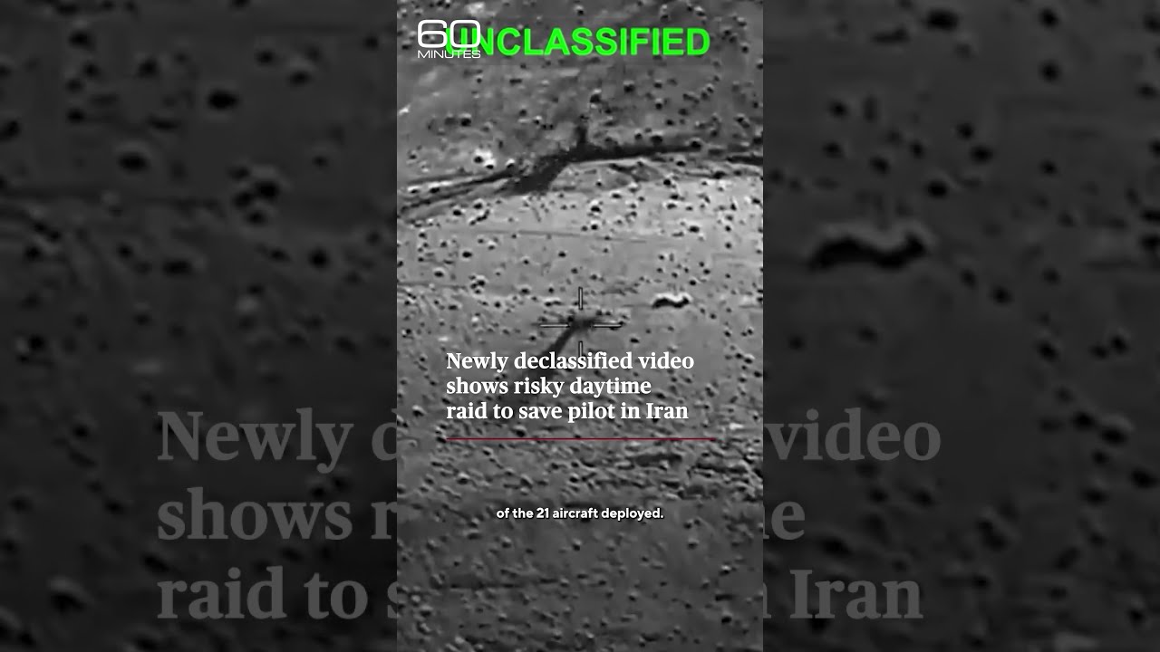 Declassified video shows U.S. daytime raid to rescue pilot shot down over Iran