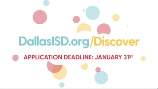 Dallas ISD Application Campaign 2022 Promo English