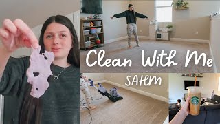Clean With Me // sahm cleaning motivation