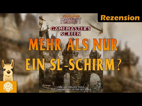 👍Spielleiterschirm für Anfänger - Warhammer Fantasy - Rezension | 🎲RPGLama🦙 | Pen&Paper #pnpde