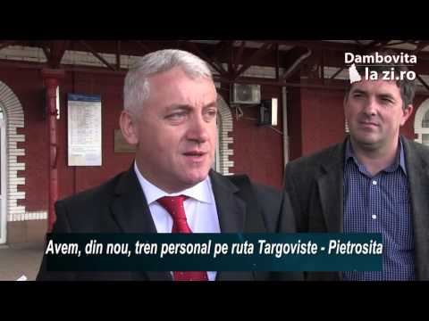 Avem, din nou, tren personal pe ruta Targoviste - Pietrosita
