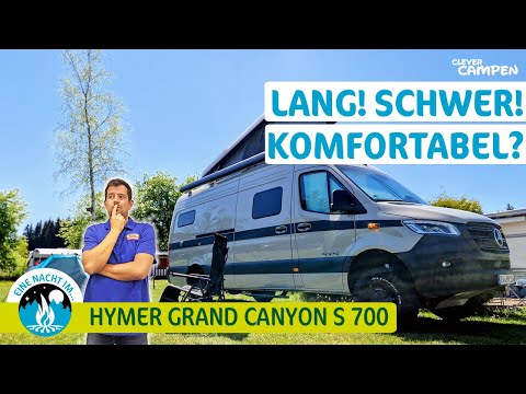 A night in the Hymer Grand Canyon S 700: A camping weekend reveals strengths and weaknesses! 🤯