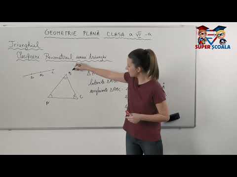 Clasa a VI-a - Triunghi. Definiție. Elemente. Clasificare. Perimetru