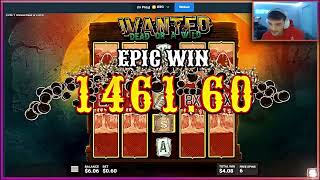 Wanted Dead or a Wild Slot Big Win on Hacksaw Gaming