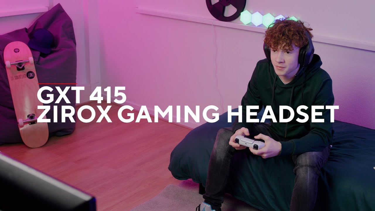 Trust Cuffia GXT 415P Zirox Rosa/Nero