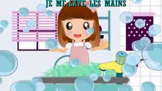 Comptine éducative " Je me lave les mains" -Apprendre à se Laver les Mains