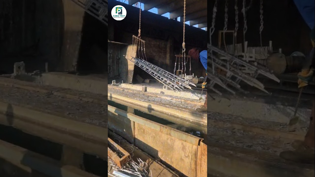 How to galvanize Cable Tray #cabletray #shorts #youtubeshorts