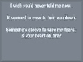 Hearts on Fire Lyrics - Scars on 45 