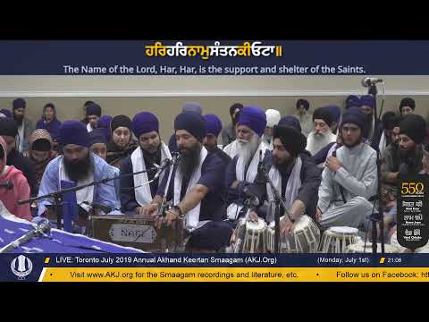 Live: Toronto Annual Keertan Smaagam (Monday, July 1, 2019 Evening)