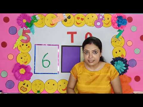 Let Us Learn How to Write Numbers - Number '6' !!!