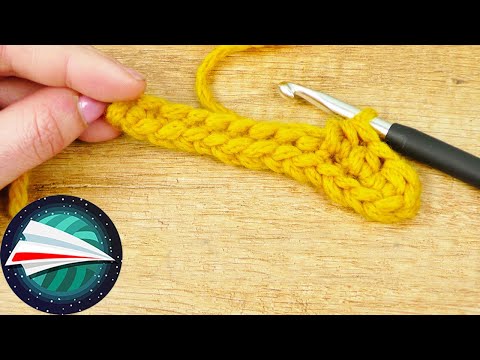 Podwójny łańcuszek na szydełku | Alternatywny łańcuszek |  Szydełkowanie dla początkujących