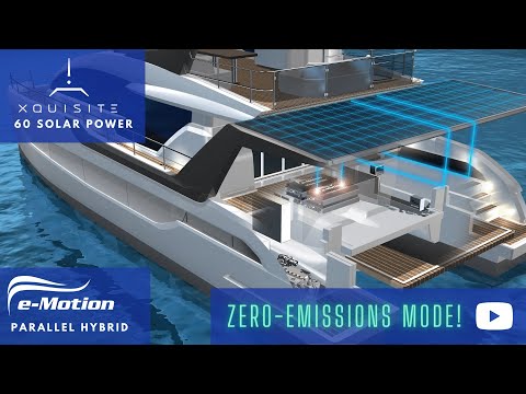 XQUISITE YACHTS - e-MOTION PARALLEL HYBRID- THE 60 SOLAR POWER