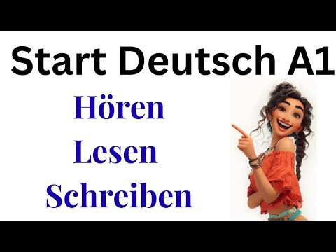 Goethe Start Deutsch A1 Hören, Lesen und Schreiben Modelltest mit Lösungen am Ende