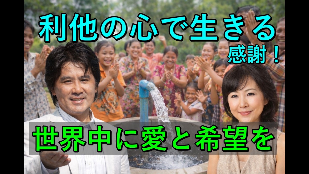 渕上智信理事長　利他の心で生きる、 NPO法人UNITED EARTH主宰　インタビューby 佐野美代子　世界中に愛と希望を届ける