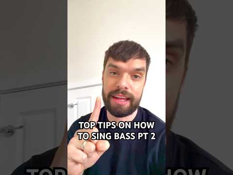 Best Tip To Become A Good Bass Singer Pt 2