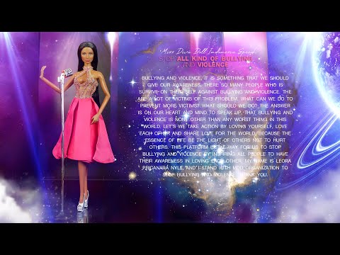 Miss Diva Doll Indonesia 2020 speech "Stop all kind of bullying and violence"