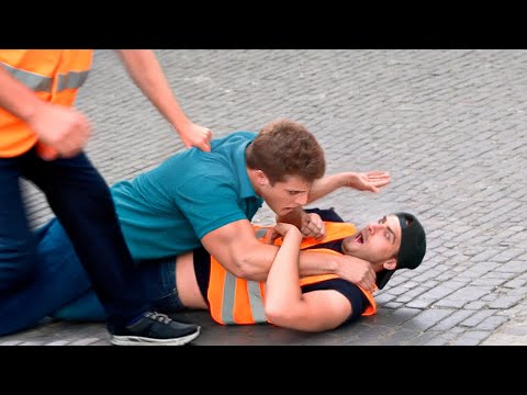 When Bystanders Fight Back Against Protesters !