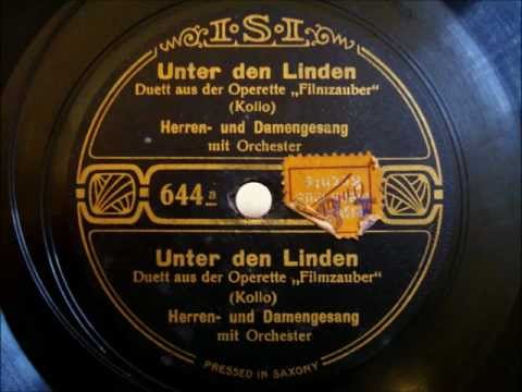 Lucie Bernado - Max Kuttner - Untern Linden - Duett aus Filmzauber - 1913