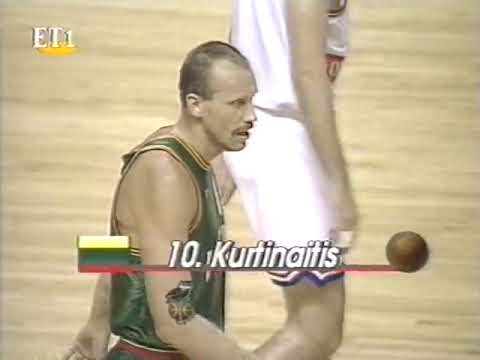 EUROBASKET: 1995 semi-final - Croatia vs Lithuania