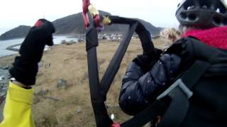 preview picture of video 'Isabella tandem paragliding with Mickey. Rams or Sheeps?'