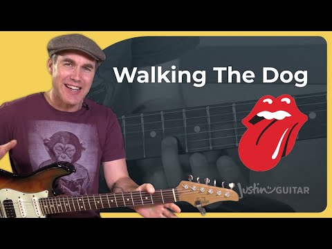 Walking the Dog by the Rolling Stones | Easy Guitar Lesson