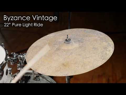 Демонстрация звучания тарелки Meinl 22'' Pure Light Ride B22VPLR