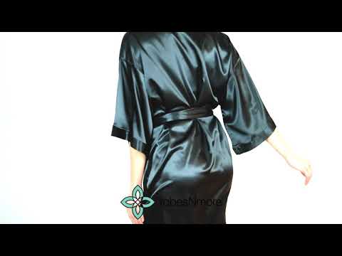 Robesnmore - Satin Robes - Black