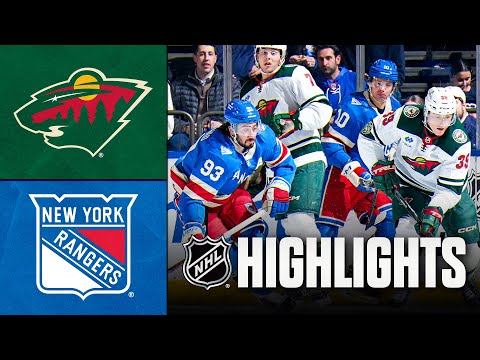 NHL Highlights | Wild vs. Rangers | October 20, 2025