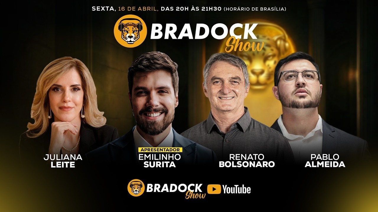 Bradock Show 16/04/26 - Renato Bolsonaro, Emilinho Surita, Juliana Leite e Pablo Almeida