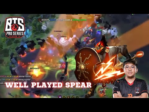 MOMEN SPEAR MARS YOPAJ BOOM ESPORTS SAAT MELAWAN TEAM SMG DI GAME 2 BTS PRO SERIES SEASON 12 DOTA 2