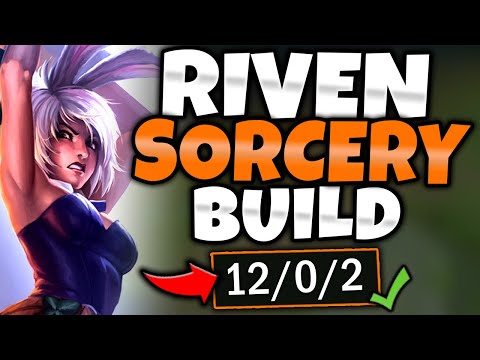 THE RETURN OF RIVEN'S LEGENDARY SORCERY BUILD! (EVERY COMBO MELTS ENEMIES) - S12 Riven TOP Gameplay!