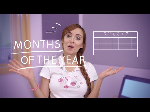 Weekly Brazilian Portuguese Words with Jade - Months of the Year
