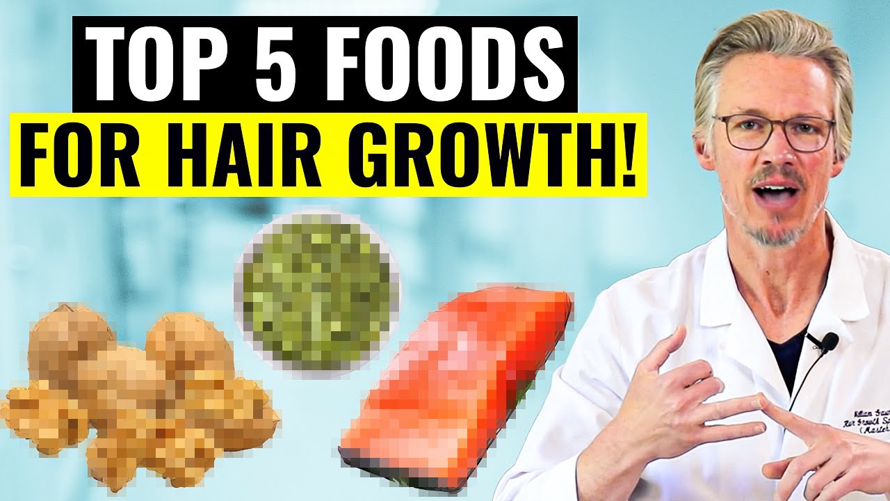THESE ARE THE TOP 5 FOODS FOR HAIR GROWTH!