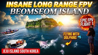 FPV Flight to Beomseom Island 🇰🇷 First Time Seeing Dolphins 😳 (FLIGHT 1 of 2)